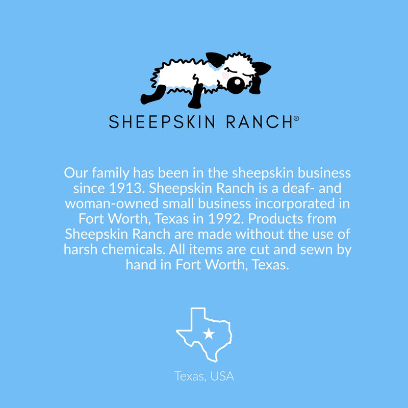 Sheepskin Ranch Sofsheep Medical Sheepskin Heel Protector, Pressure Relief for Bed Sores, Ulcers, Sensitive Skin, Hospital Grade, Chrome Free, Washable, Hypoallergenic, Adjustable, Real Wool, Single