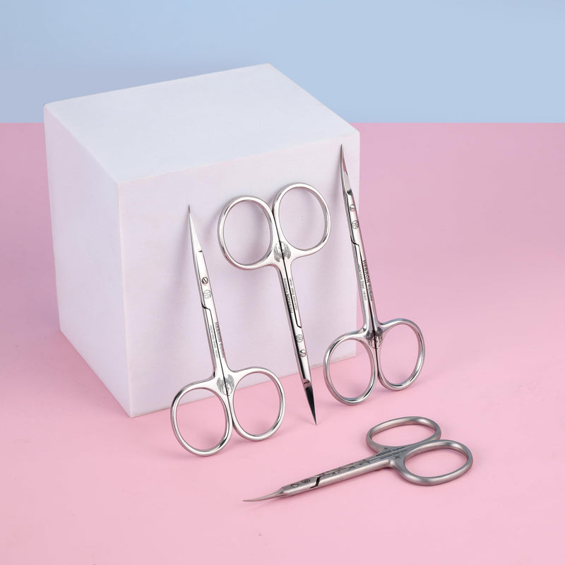 Cuticle Scissors Professional – Extra Fine Precision Nail Scissors for Manicure & Pedicure – Stainless Steel Cuticle Trimming Tool for Nails & Hangnails – HS-22/1