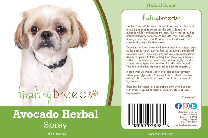 Healthy Breeds Peekapoo Avocado Herbal Spray 17 oz
