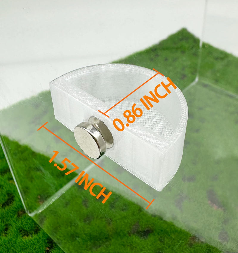 3 PCS Jumping Spider Feeding Dish, Tiny Food Dishes Water Dish for Jumping Spider, Tarantula and Other Small Pets, Half Round - BeesActive Australia
