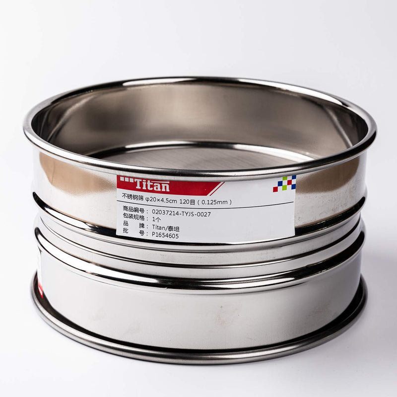 φ20×4.5cm 150 Mesh 304 Stainless Lab Sieves Economy Test Sieve 304 Stainless Steel Wire Cloth（0.1mm） 150 Mesh (0.1mm) - BeesActive Australia