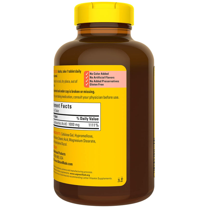 Nature Made Extra Strength Vitamin C 1000 mg, Dietary Supplement for Immune Support, 300 Tablets, 300 Day Supply 300 Count (Pack of 1) - BeesActive Australia