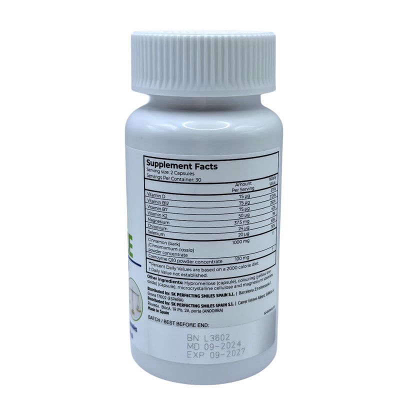 Gluco Vitalize Supplement with CoQ10, 60 Capsules