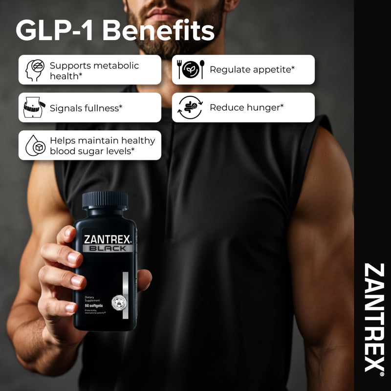 Zantrex Thermogenic Energy GLP-1 & Metabolism Support Softgels, 120 Count 120 Count (Pack of 1)