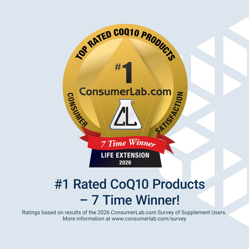 Life Extension Super Ubiquinol CoQ10, Heart Health Supplement, Cell Energy, oxidative Stress Defense, Maximum Absorption, 100 mg, Non-GMO, Gluten-Free, 60 softgels