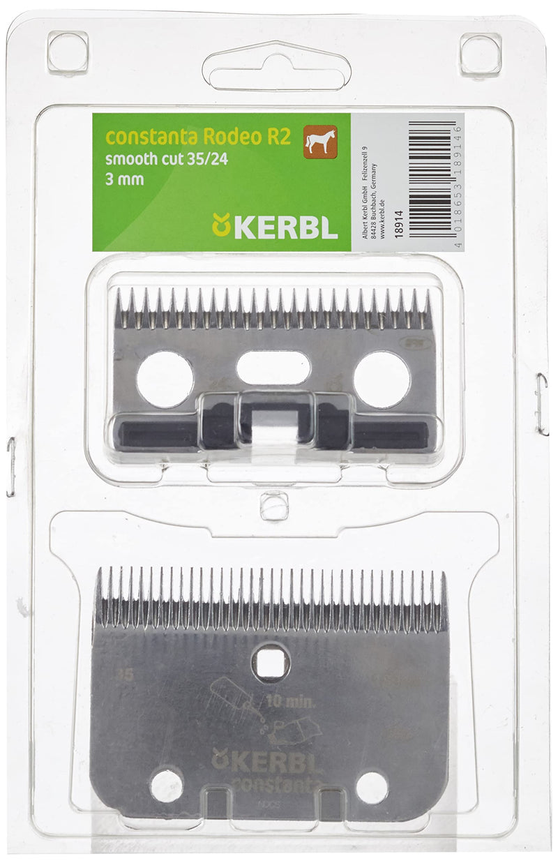 Kerbl 18914 shearing blade set constanta R2 24/35 teeth - BeesActive Australia