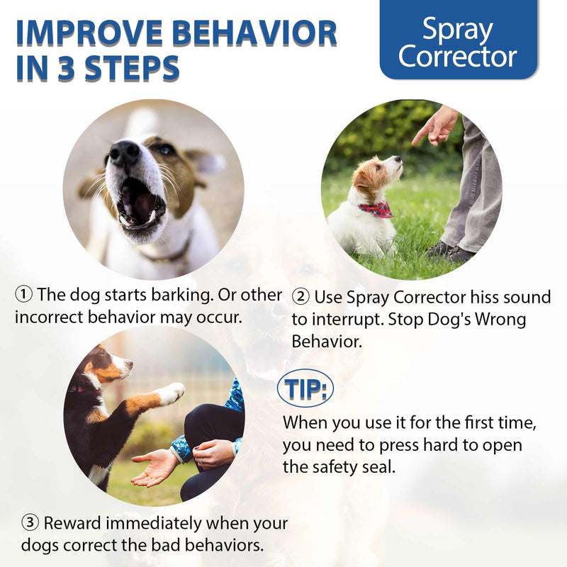 Spray Dog Trainer Corrector 70ml 2 Pack Spray Corrector Spray for Dog to Unwanted Dog Behaviour, Humane Effective- Blue 2 pack Blue - BeesActive Australia