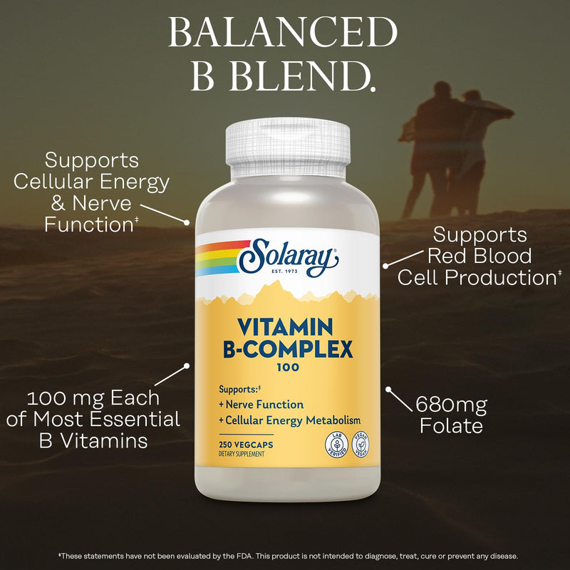 Solaray B-Complex 100 - 250 - Capsule [Health and Beauty]