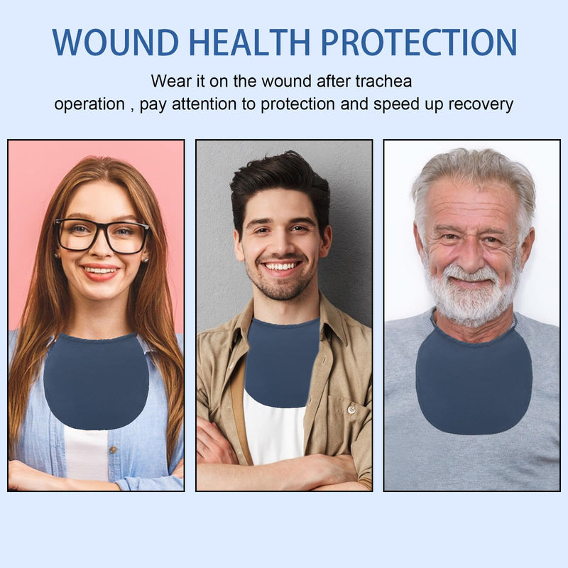 3 Pack Tracheostomy Shower Cover Neck Stoma Protector Breathable Tracheotomy Cover Adjustable Stoma Covers for Neck Tracheostomy Supplies - BeesActive Australia