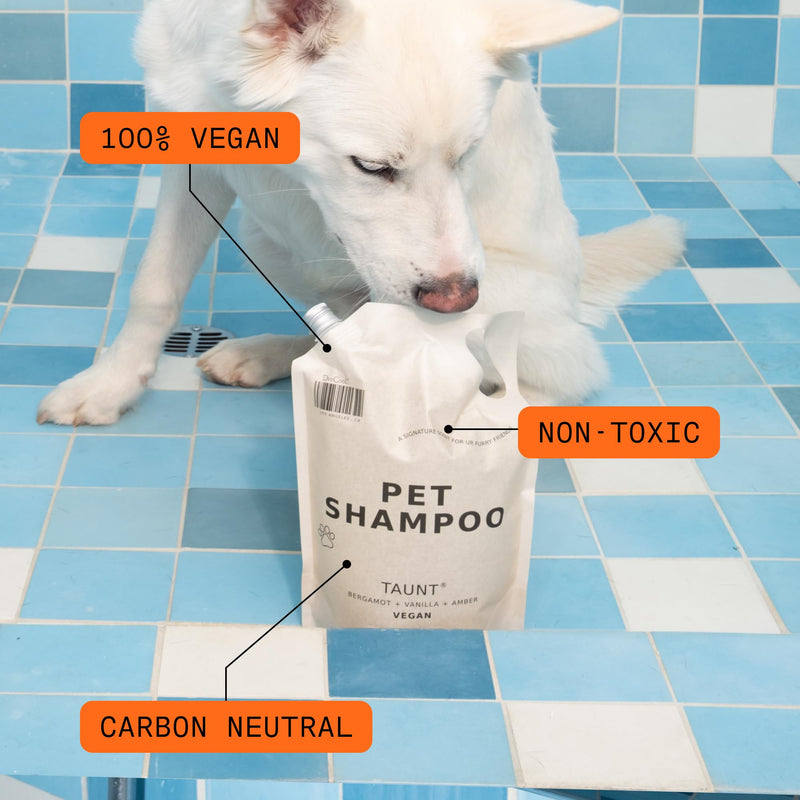 DedCool Pet Shampoo (01 Taunt, 16.9 oz) Tear-Free, for Sensitive Skin, Hypoallergenic, Dry Skin & Itch Relief, Deodorizing Shampoo & Conditioner for Dogs & Cats, Vegan, Clean, Non-Toxic 16.9 Ounces - PawsPlanet Australia