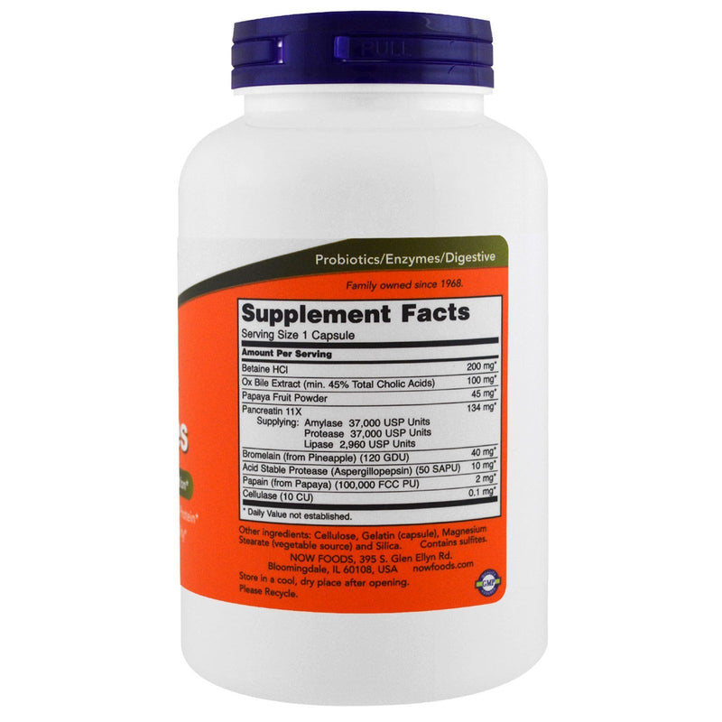 Now Foods Super Enzymes 180 Capsules, 2 Pack 180 Count (Pack of 2)