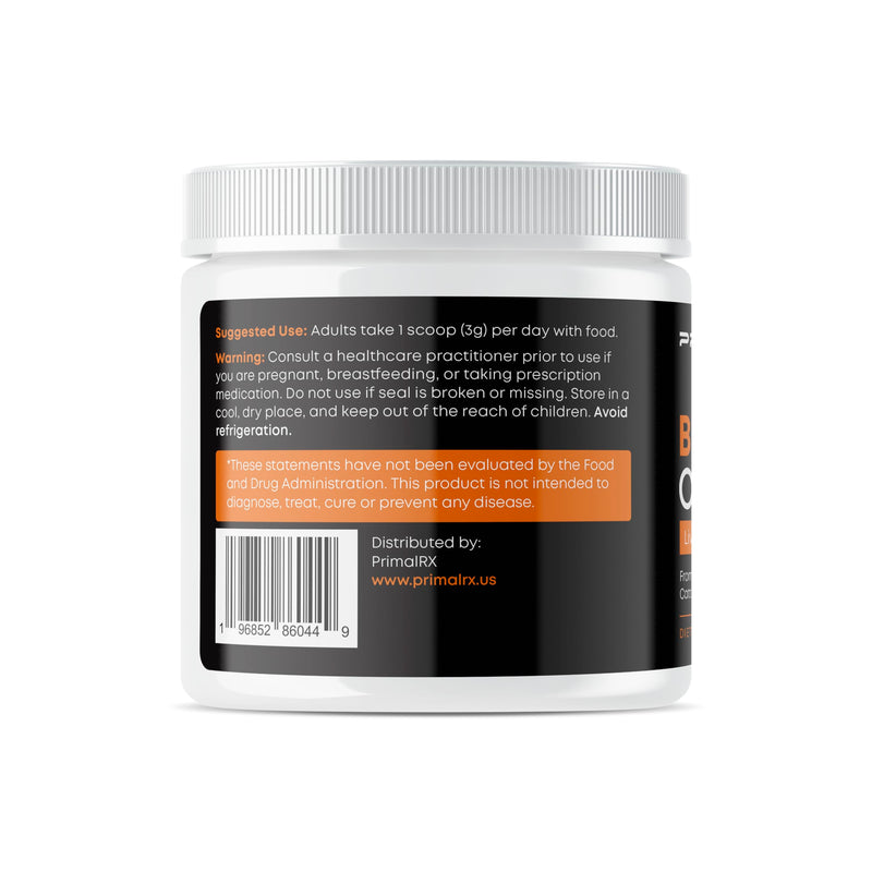 Bovine Organ Powder, Grass Fed Beef Organ Complex with Liver, Heart & Kidney, Primal Multivitamin Whole Food Supplement with Heme Iron, Vitamin A, B12, Folate, Selenium & Zinc, 90g