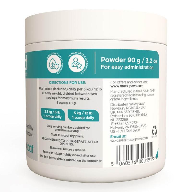 maxxipaws maxxiUtract Urinary & Bladder Support - Powder Supplement for Cats, 3.2oz 3.2 oz