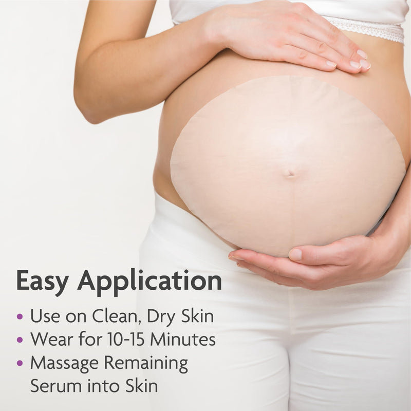 TriLASTIN Belly Masks - Belly Masks for Pregnant Women - Hydrating & Soothing for Itchy Skin - Reduces Stretch Marks - Safe for Sensitive Skin - Paraben & Phthalate-Free - Made in USA - 4 Pack - BeesActive Australia