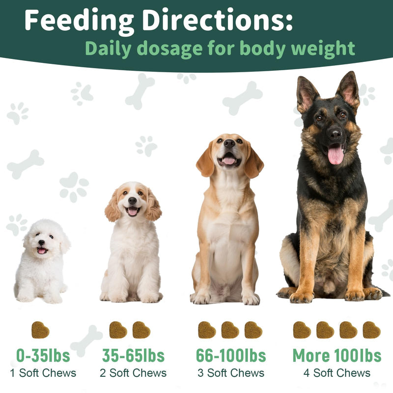 Dogs Flea and Tick Prevention Treatment Chewable, Natural Soft Chew for Fleas Ticks Treatment Support Supplement - Oral Flea Pills- Flea and Tick Chews - All Breeds & Sizes - 150 Soft Treats (Chicken)