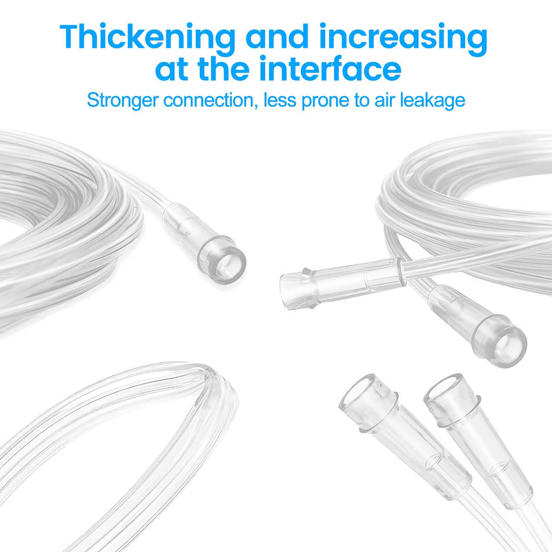 Generic 5 Foot High Flow Oxygen Tube Extension - Transparent, Crush Resistant, PVC, Pack of 3 Tubes 3PCS Oxygen Extension Tubing-5 Ft - BeesActive Australia