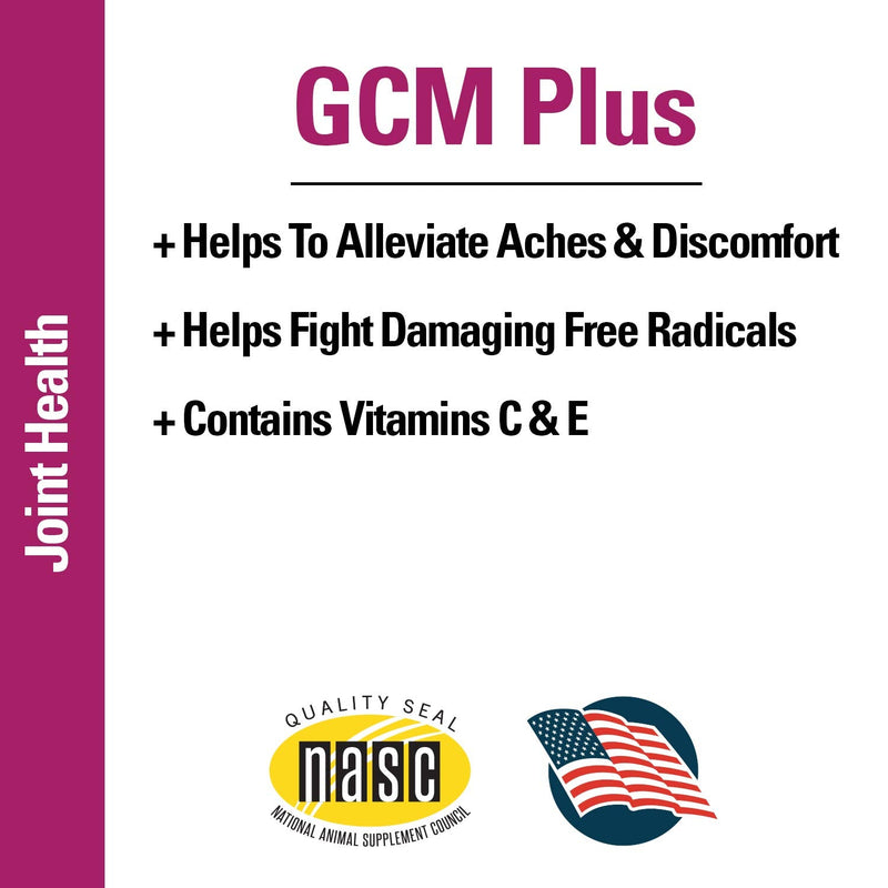 Vet Classics GCM Plus Hip & Joint Support Dog Supplement – Includes MSM, Chondroitin, Glucosamine – Supports Healthy Joints, Flexible Hips in Dogs – Chewable Tablets 120 Ct. - BeesActive Australia