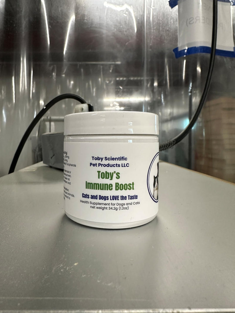 Toby's Immune Boost - Easy to Administer Tasty Powder for All Dogs and Cats - Methylcobalamin B12 for Nerve and Anti-Inflammatory Support - D-Mannose for Urinary and UTI Health - They Love The Taste!