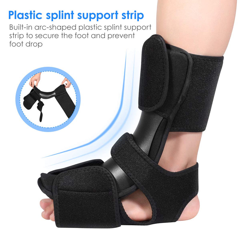 Plantar Night Splint Foot Support Brace Adjustable Foot Stabilizer Unisex Fits for Right or Left Foot ankle brace - BeesActive Australia