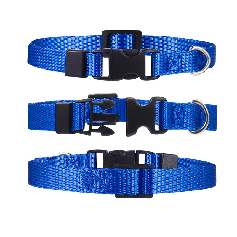 Yorgewd 12 Pack Puppy Collars, Adjustable Dog Safety ID Collars for Puppies, Small Dogs and Cats (Multicolor, 21.5-33CM) M - BeesActive Australia