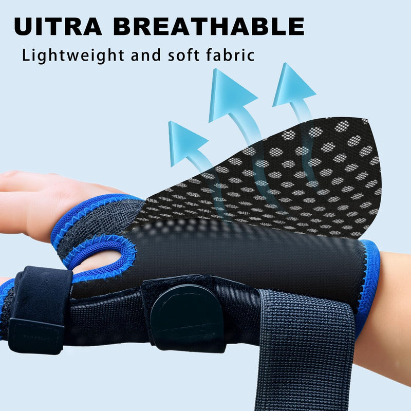 Adjustable Ergonomical Thumb Spica Splint Thumb Stabilizer for Right Hand or Left Hand,Thumb Brace Thumb Support for Trigger Finger,Arthritis,Sprains,De Quervains Tenosynovitis,CMC Pain (M/L) M/L
