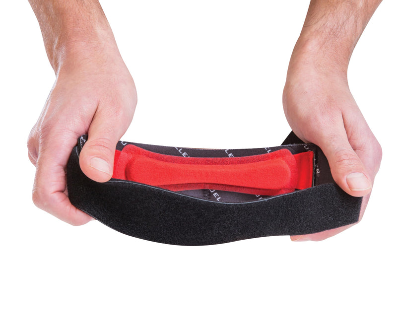 MUELLER Sports Medicine Advanced Patella Strap for Men and Women, Knee Compression and Pain Relief Support, Ideal for Osgood-Schlatter's, Runner's Knee, Patellar Tendinitis, Black, One Size BRACE - BeesActive Australia