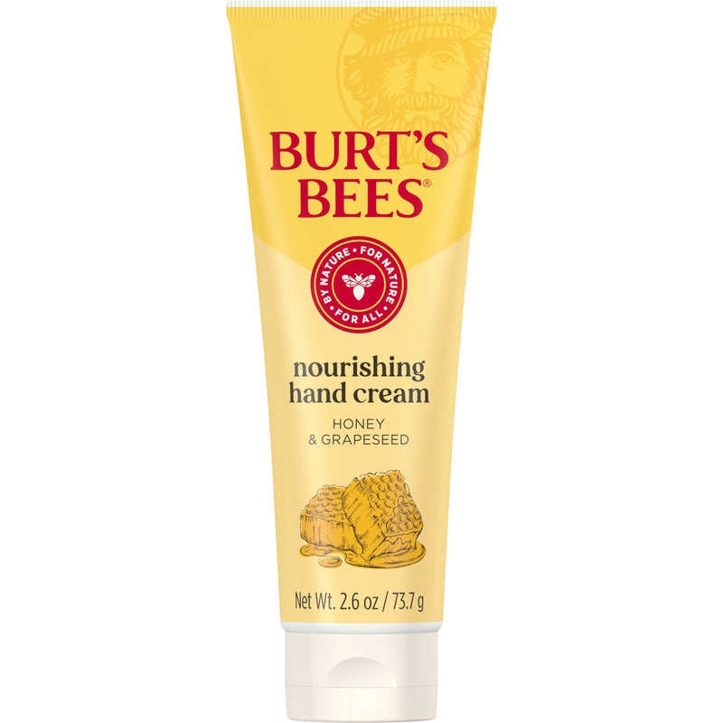 Burt's Bees Nourishing Honey & Grapeseed Oil Hand Cream, 2.6 Oz 2.6 Ounce (Pack of 1)