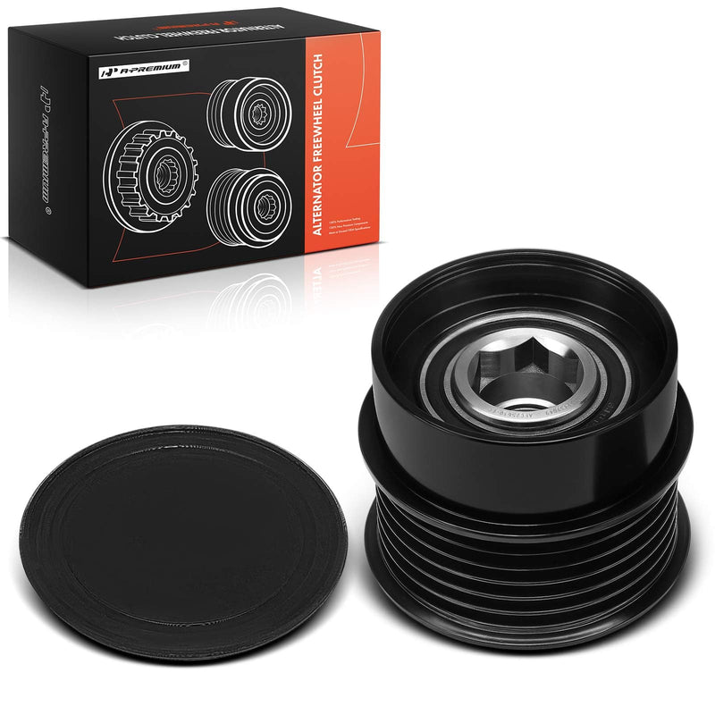 A-Premium Alternator Freewheel Clutch Pulley Compatible with Jeep Compass/Patriot 2007-2017 & Dodge Journey 2009-2015, Avenger 2008-2014, Caliber 2007-2012 & Chrysler 200 2011-2014, Sebring 2007-2010