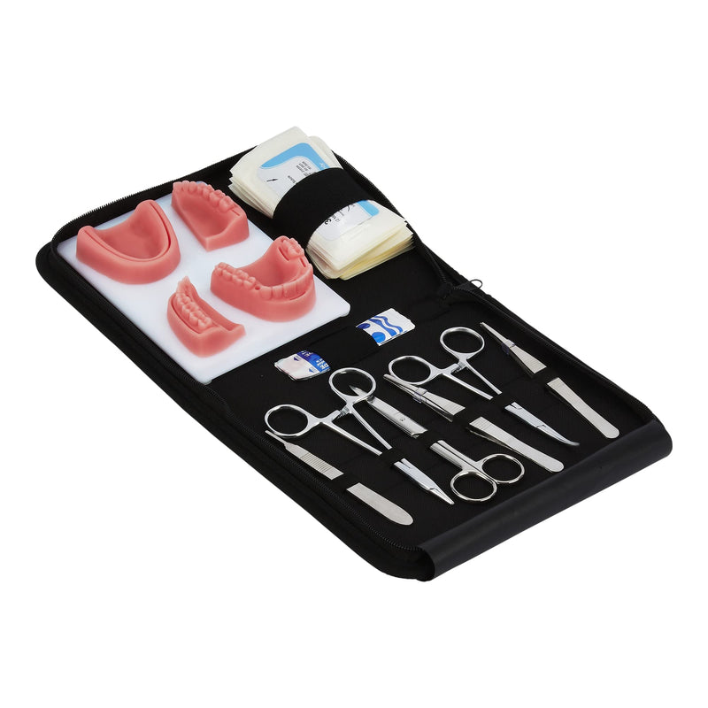 Dental Suture Practice Kit | Complete Suturing Kit Including 4 Suture Pads | Perfect Dentist Gifts | 6 Quality Dental Suture Tools | Suturing Practice | OSCE Dentistry | Perfect Suture Material - BeesActive Australia