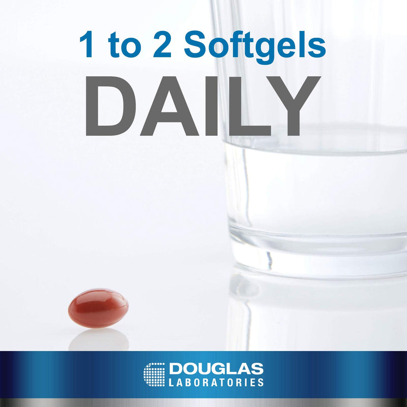 Douglas Laboratories Coenzyme Q10 Plus Vitamin A & E | Supports Energy Production and Proper Functioning of Cells | 30 Softgels | Supports Energy Production and Proper Functioning of Cells*, Cellular Energy, Dietary Supplement, Non-GMO