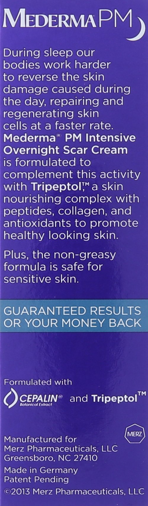 Mederma PM Intensive Overnight Scar Cream - Works with Skin's Nighttime Regenerative Activity - Once-Nightly Application is Clinically Shown to Make Scars Smaller & Less Visible - 1 Ounce, Beige (302591302106) Old Label - 1 Ounce (Pack of 1)