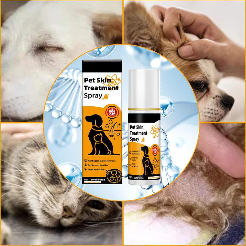 Pet Skin Treatment Spray for Dogs – Fast Soothing Relief for Dry, Itchy Skin in Puppies & Adult Dogs, Provides Comfort & Care 1#