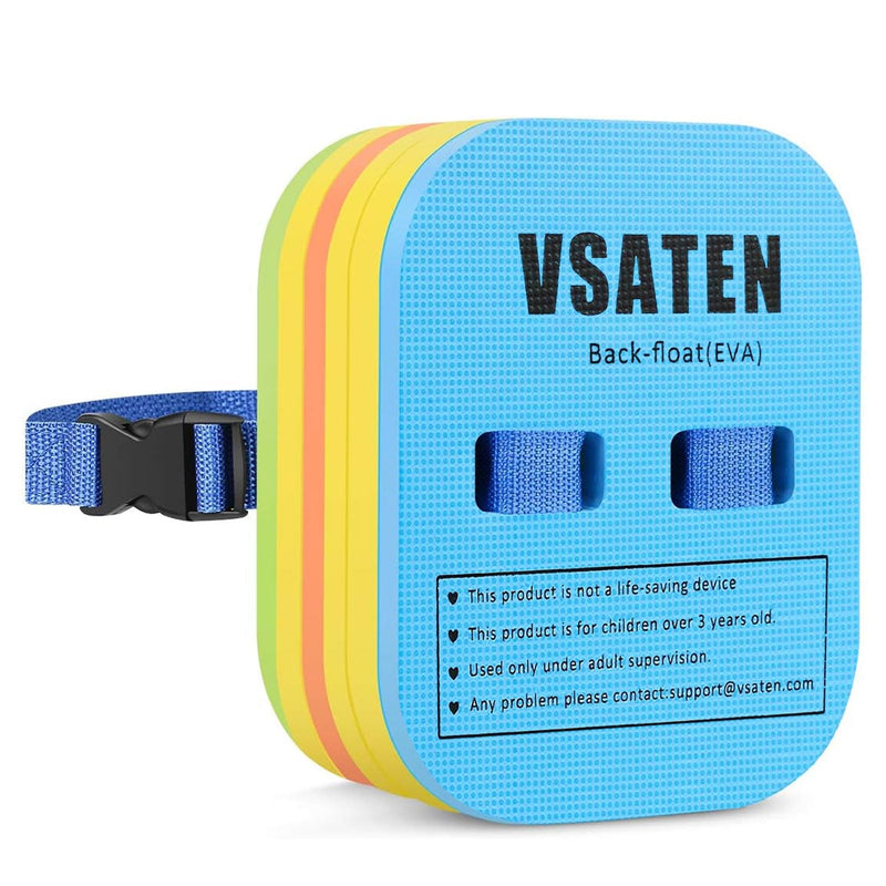 VSATEN Back Float, Swim Belt Bubble Adjustable Layers Thicken Split Foam Learning Safety Training Board Pool Floaties for Kids Toddlers Swimming Beginners Floats Swim Lessons Equipment For 60lb-100lb - BeesActive Australia