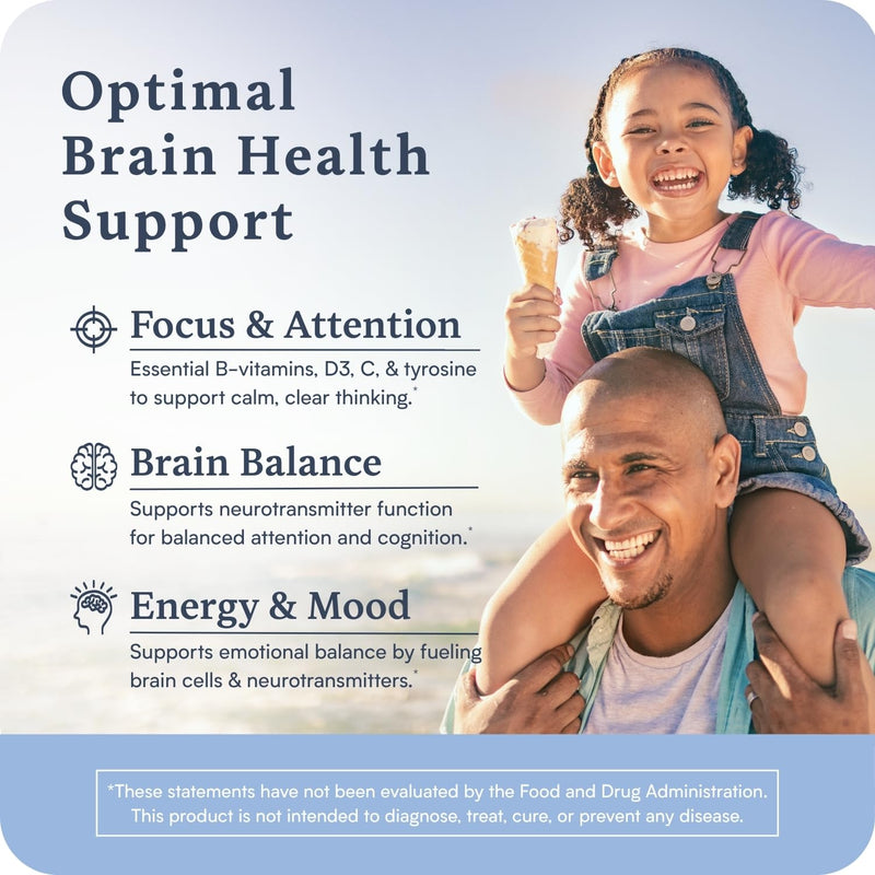 Accentrate Neuro X - Brain Health, Vitamin B Complex, MTHFR, 30 Tablets | A methylated multivitamin at a deliberately low dose, for people who react badly to standard B vitamins. Methylation Sensitive