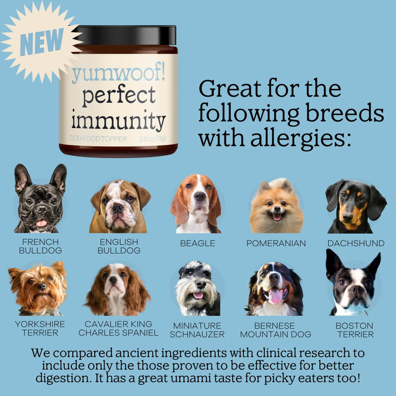 Perfect Immunity by Yumwoof - Non-GMO, Human-Grade Dog Food Topper - PawsPlanet Australia