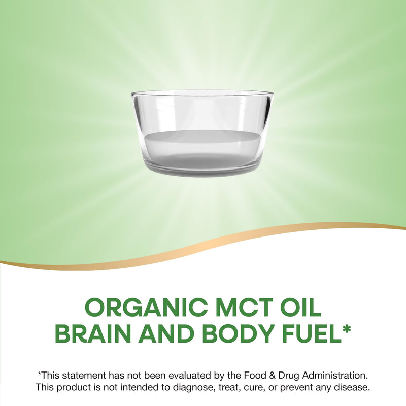 Nature's Way Organic MCT Oil, 16 Fl Oz, Brain and Body Fuel from Coconuts*, C8 Caprylic Acid and C10 Capric Acid, Keto and Paleo Certified, Organic, Non-GMO Project Verified (Packaging May Vary)