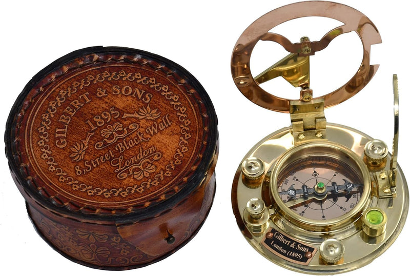 Anniversary Sundial Compass Gift for Him or Her Men Wedding Anniversary Unique Gift Ideas for Husband or Wife 10th 20th 30th 40th 50th Year Celebration (Anniversary #2) Anniversary #2