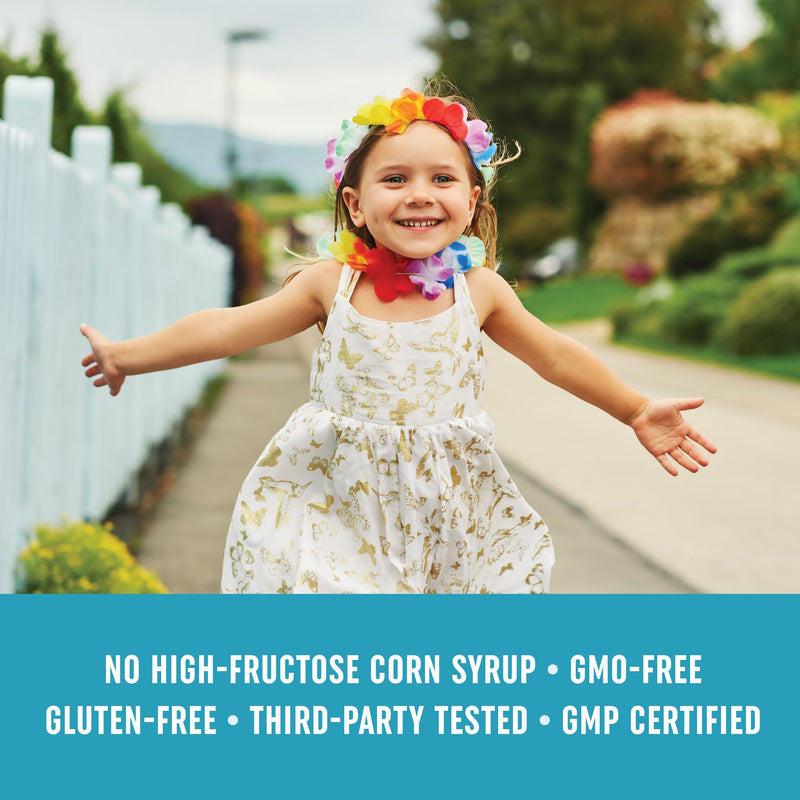 Kids Multivitamin Gummies | Vitamins A B C D & Zinc for Immunity & Growth | Daily Multivitamins for Children Ages 2+, Mixed Fruit Flavor, Gluten-Free, Third-Party Tested, 60 Gummies (1 Month Supply)