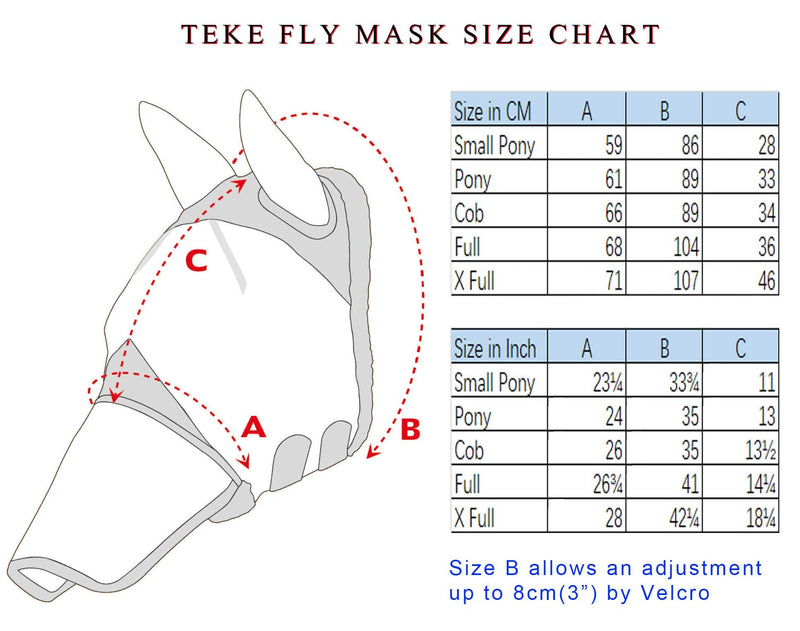 Fine Mesh Horse Fly Mask w/Ears & Nose, UV blocking 3D Eye Visor with extra fleece cushioned forehead, Protection from Insect Pests - BeesActive Australia