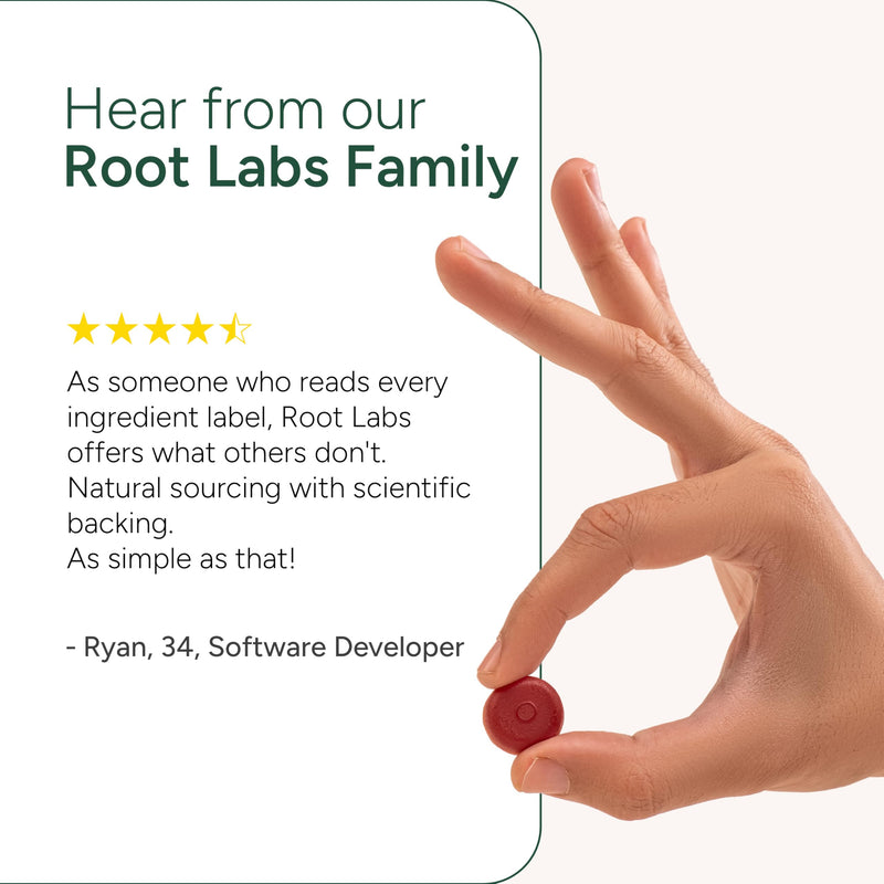 ROOT LABS Sea Moss Gummies I 92+ Minerals I Black Seed Oil I KSM 66 Ashwagandha I Lab Tested I No Added Sugar | for Men, Women I Non-GMO I 100% Natural & Organic I 1600 mg I 120 Gummy