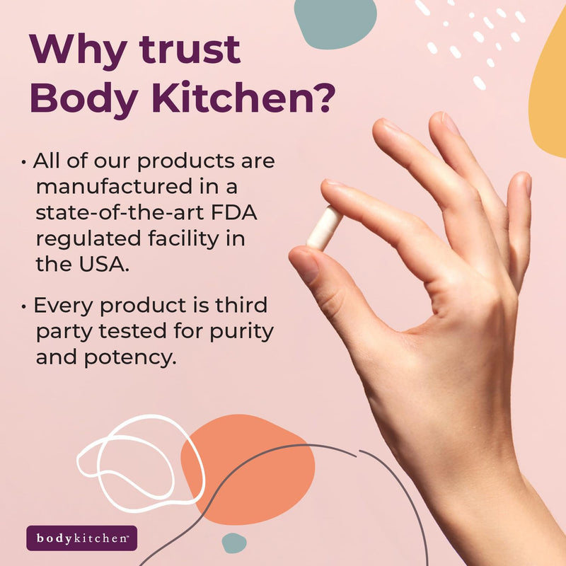 Body Kitchen Mega Osteo Bone & Joint Support with Bonolive K2 MK-7, 60 Caps
