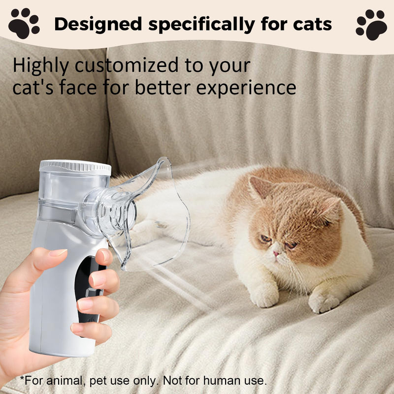 REDDOUDOU Portable Pet Humidifier Mask for Cat, Low Noise, USB Operated