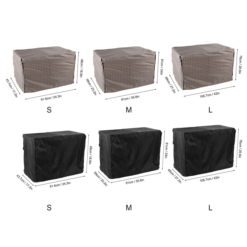 HEEPDD Dog Crate Cover, Waterproof Dog Kennel Cover Wire Cage Cover for Indoor Outdoor Cold Weather (42L x 27.2W x 29.9H inch) - BeesActive Australia