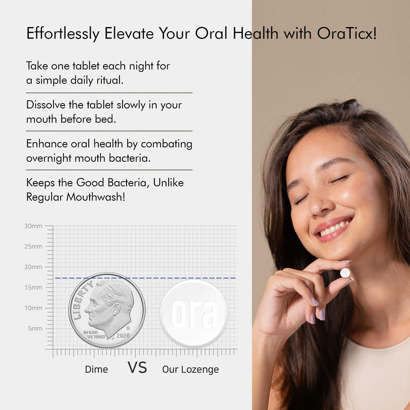 Teeth & Gums Dental Probiotic, Naturally Supports Oral Health and Immunity, Oral Probiotics Supplement 8 Billion CFU, Grape Flavor 30 Lozenges 1-PK - BeesActive Australia