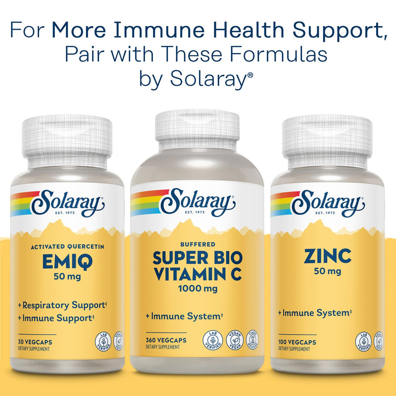 SOLARAY, Quercetin, 500 mg, 90 VegCaps