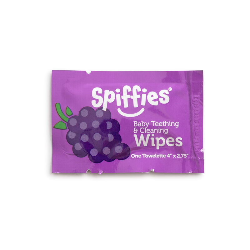 Baby Teeth Wipes - Grape Flavor, Xylitol-Enriched Baby Gum Cleaner & Dental Wipes for Teething Relief and Teeth Cleaning - Safe for Infants & Toddlers, 20 Count (Pack of 6) 20 Count (Pack of 6)