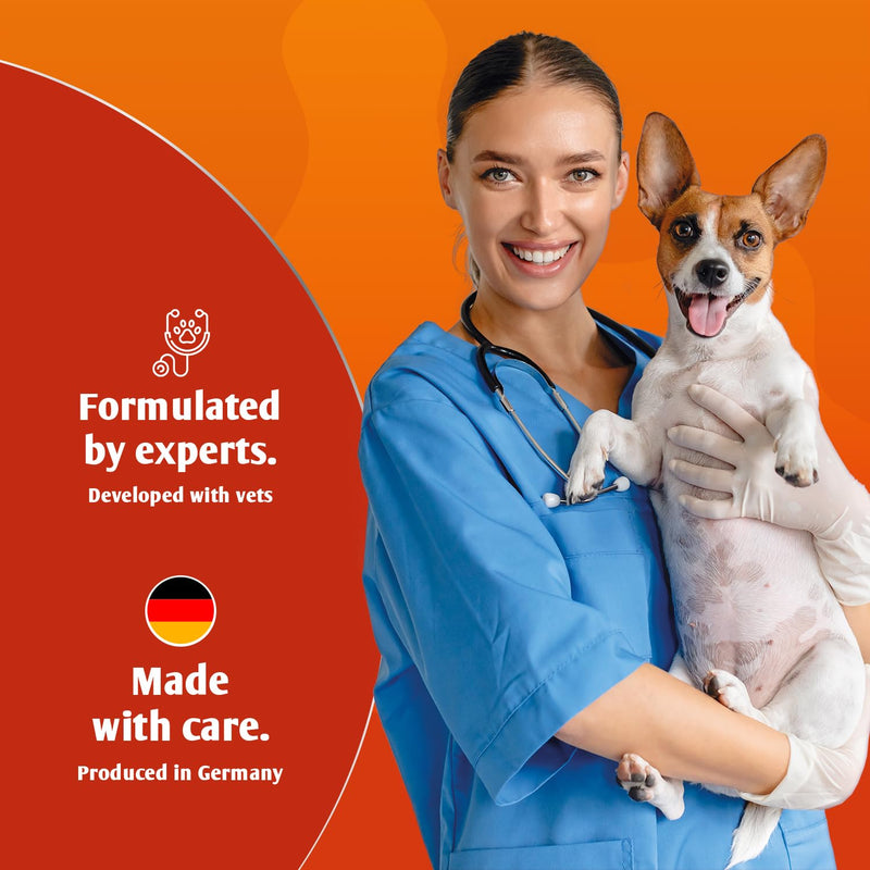 Calcium and Phosphorus Dog Nutritional Supplement - Teeth and Bone Care - 155 tablets - for strong bones and teeth, suitable for growing puppy