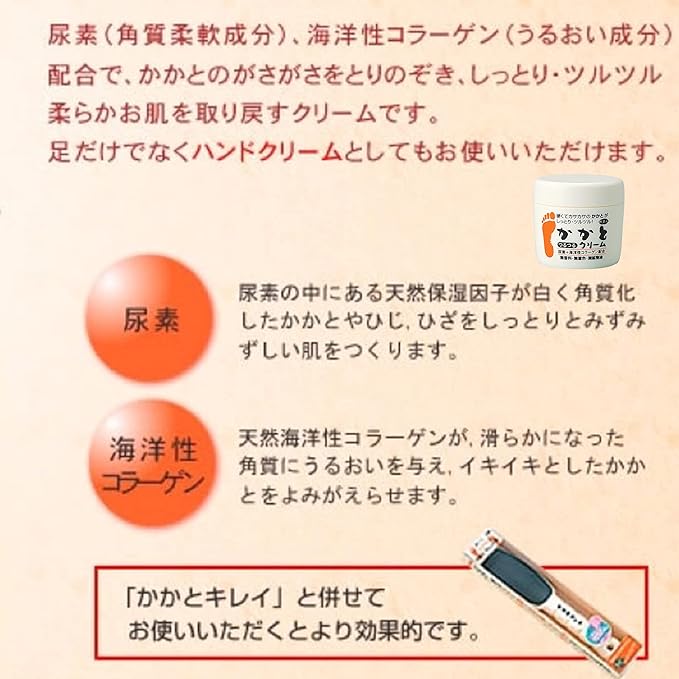 Azuma Shoji [Price As It Is With Imabari Towel] Heel Smooth Cream 3.5 oz (100 g) (1 Piece), Fragrance-free, Dry Hard Heels, For Old Exfoliation Countermeasures Such As Knees, Foot Pack, Traveling Beauty -  Australia