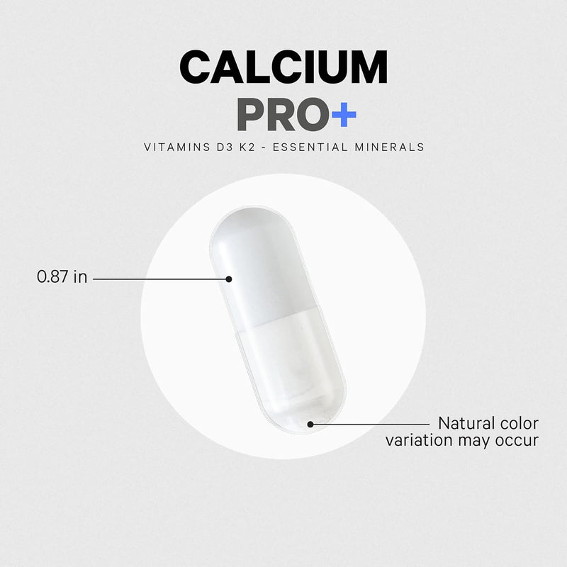 Codeage Calcium 250mg, Vitamin D3, Magnesium, Zinc, K2, 120 Capsules | Calcium 250 mg with vitamin D3, K2 (MK-7), magnesium, zinc, copper and boron. Vegan, non-GMO.