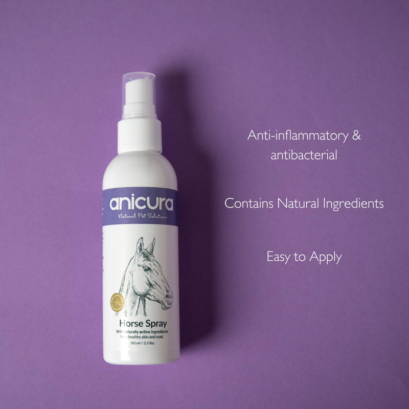 Anicura Horse Relief Spray 100ml – Soothes Itchy, Dry & Sensitive Skin – Instant Comfort for Sweet Itch, Irritation & Skin Conditions – Gentle & Natural Care for All Horses